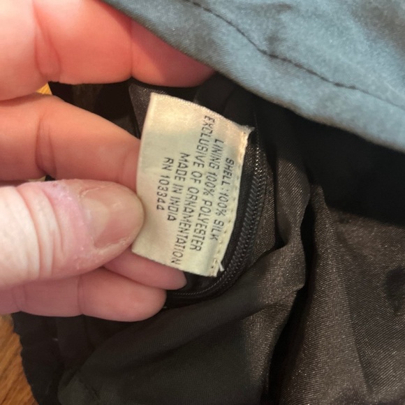 NWT $268 size 10 Morgan gual fully beaded shirt off 5th ave 1457 - Picture 6 of 6